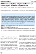 Cover page: HIV-1 Inhibits Autophagy in Bystander Macrophage/Monocytic Cells through Src-Akt and STAT3