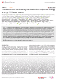 Cover page: Ganitumab and metformin plus standard neoadjuvant therapy in stage 2/3 breast cancer