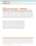 Cover page: Mutations in the nuclear bile acid receptor FXR cause progressive familial intrahepatic cholestasis