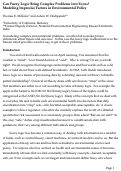 Cover page: Can fuzzy logic bring complex problems into focus? Modeling imprecise 
factors in environmental policy