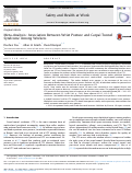 Cover page: Meta-Analysis: Association Between Wrist Posture and Carpal Tunnel Syndrome Among Workers