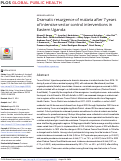 Cover page: Dramatic resurgence of malaria after 7 years of intensive vector control interventions in Eastern Uganda