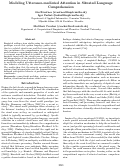 Cover page: Modeling Utterance-mediated Attention in Situated Language Comprehension