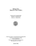 Cover page: Shifting Tides: Minnesota Tobacco Politics