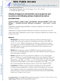 Cover page: Obesity at Diagnosis and Prostate Cancer Prognosis and Recurrence Risk Following Primary Treatment by Radical Prostatectomy