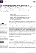 Cover page: The Intratumor Bacterial and Fungal Microbiome Is Characterized by HPV, Smoking, and Alcohol Consumption in Head and Neck Squamous Cell Carcinoma.