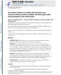 Cover page: Associations between Cumulative Biological Risk and Subclinical Atherosclerosis in Middle- and Older-Aged South Asian Immigrants in the United States.