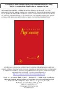 Cover page: Chapter One Mitigating Nonpoint Source Pollution in Agriculture with Constructed and Restored Wetlands