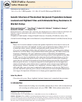 Cover page: Genetic structure of Plasmodium falciparum populations between lowland and highland sites and antimalarial drug resistance in Western Kenya