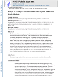 Cover page: Design of a Compact Actuation and Control System for Flexible Medical Robots