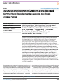 Cover page: Neurospora intermedia from a traditional fermented food enables waste-to-food conversion