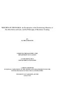 Cover page: Weights of the World: An Examination of the Evolutionary Histories of the Atlas Stone and <em>Gada</em>, and the Philosophy of Resistance Training