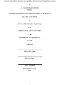 Cover page of Network Sensor Error Quantification and Flow Reconstruction Using Deep Learning