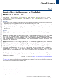 Cover page: Impaired Incretin Homeostasis in Nondiabetic Moderate-to-Severe CKD