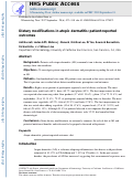 Cover page: Dietary modifications in atopic dermatitis: patient reported outcomes