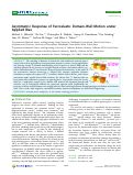 Cover page: Asymmetric Response of Ferroelastic Domain-Wall Motion under Applied Bias