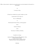 Cover page: Effects of microclimate, dispersal, species interactions, and environmental stochasticity on demography