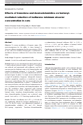 Cover page: Effects of Trazodone and Dexmedetomidine on Fentanyl-Mediated Reduction of Isoflurane Minimum Alveolar Concentration in Cats