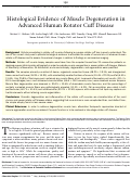 Cover page: Histological Evidence of Muscle Degeneration in Advanced Human Rotator Cuff Disease