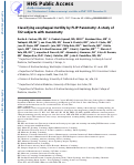 Cover page: Classifying Esophageal Motility by FLIP Panometry: A Study of 722 Subjects With Manometry.