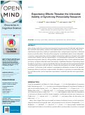 Cover page: Expectancy Effects Threaten the Inferential Validity of Synchrony-Prosociality Research