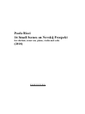 Cover page: 16 Small Scenes On Nevski Prospekt