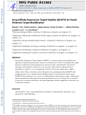 Cover page: Drug Affinity Responsive Target Stability (DARTS) for Small-Molecule Target Identification