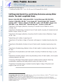 Cover page: Self-Reported Opioid Use and Driving Outcomes among Older Adults: The AAA LongROAD Study.