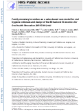 Cover page: Family monetary incentives as a value‐based care model for oral hygiene: rationale and design of the BEhavioral EConomics for Oral health iNnovation (BEECON) trial