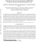 Cover page: Dark Energy Spectroscopic Instrument (DESI) fiber positioner thermal and wind disturbance test