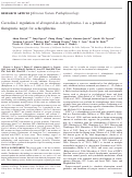 Cover page: Caveolin-1 regulation of disrupted-in-schizophrenia-1 as a potential therapeutic target for schizophrenia