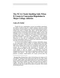 Cover page: The NCAA Needs Smelling Salts When It Comes to Concussion Regulation in Major College Athletics