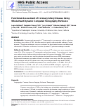 Cover page: Functional Assessment of Coronary Artery Disease Using Whole-Heart Dynamic Computed Tomographic Perfusion