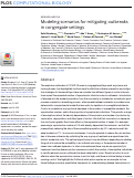 Cover page: Modeling scenarios for mitigating outbreaks in congregate settings.