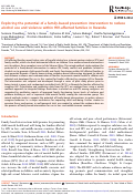 Cover page: Exploring the potential of a family-based prevention intervention to reduce alcohol use and violence within HIV-affected families in Rwanda