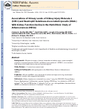 Cover page: Associations of Urinary Levels of Kidney Injury Molecule 1 (KIM-1) and Neutrophil Gelatinase-Associated Lipocalin (NGAL) With Kidney Function Decline in the Multi-Ethnic Study of Atherosclerosis (MESA)