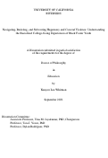 Cover page: Navigating, Resisting, and Subverting Hegemony and Carceral Violence: Understanding the Racialized College-Going Experiences of Black Foster Youth