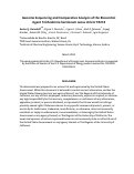 Cover page: Genome Sequencing and Comparative Analysis of the Biocontrol Agent Trichoderma harzianum sensu stricto TR274: