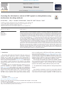 Cover page: Assessing the information content of ERP signals in schizophrenia using multivariate decoding methods