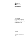 Cover page: The Oakland Collaboratives: Historic Background and the Focus of Selected Efforts