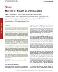 Cover page: The role of Smad7 in oral mucositis.