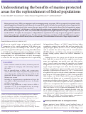 Cover page: Underestimating the benefits of marine protected areas for the replenishment of fished populations