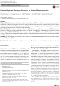 Cover page: Patient-Reported Outcome Measures in Urethral Reconstruction.