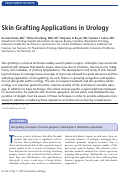 Cover page: Skin Grafting Applications in Urology.