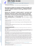 Cover page: Nanomedicine platform for targeting activated neutrophils and neutrophil–platelet complexes using an α1-antitrypsin-derived peptide motif