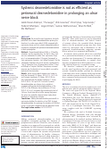 Cover page: Systemic dexmedetomidine is not as efficient as perineural dexmedetomidine in prolonging an ulnar nerve block