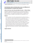 Cover page: Sex Hormones and Sex Chromosomes Cause Sex Differences in the Development of Cardiovascular Diseases