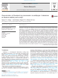 Cover page: Characteristics of fixational eye movements in amblyopia: Limitations on fixation stability and acuity?