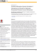 Cover page: Calcitonin Receptor-Zonula Occludens-1 Interaction Is Critical for Calcitonin-Stimulated Prostate Cancer Metastasis.