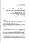 Cover page: Variazioni ambientali alla foce dei fiumi Ombrone e Tevere: conseguenze sull'uso del territorio